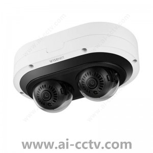 Samsung Hanwha PNM-7082RVD/KEX P Series 2x 2MP Outdoor Night Vision Multi-sensor Dome IP Security Camera